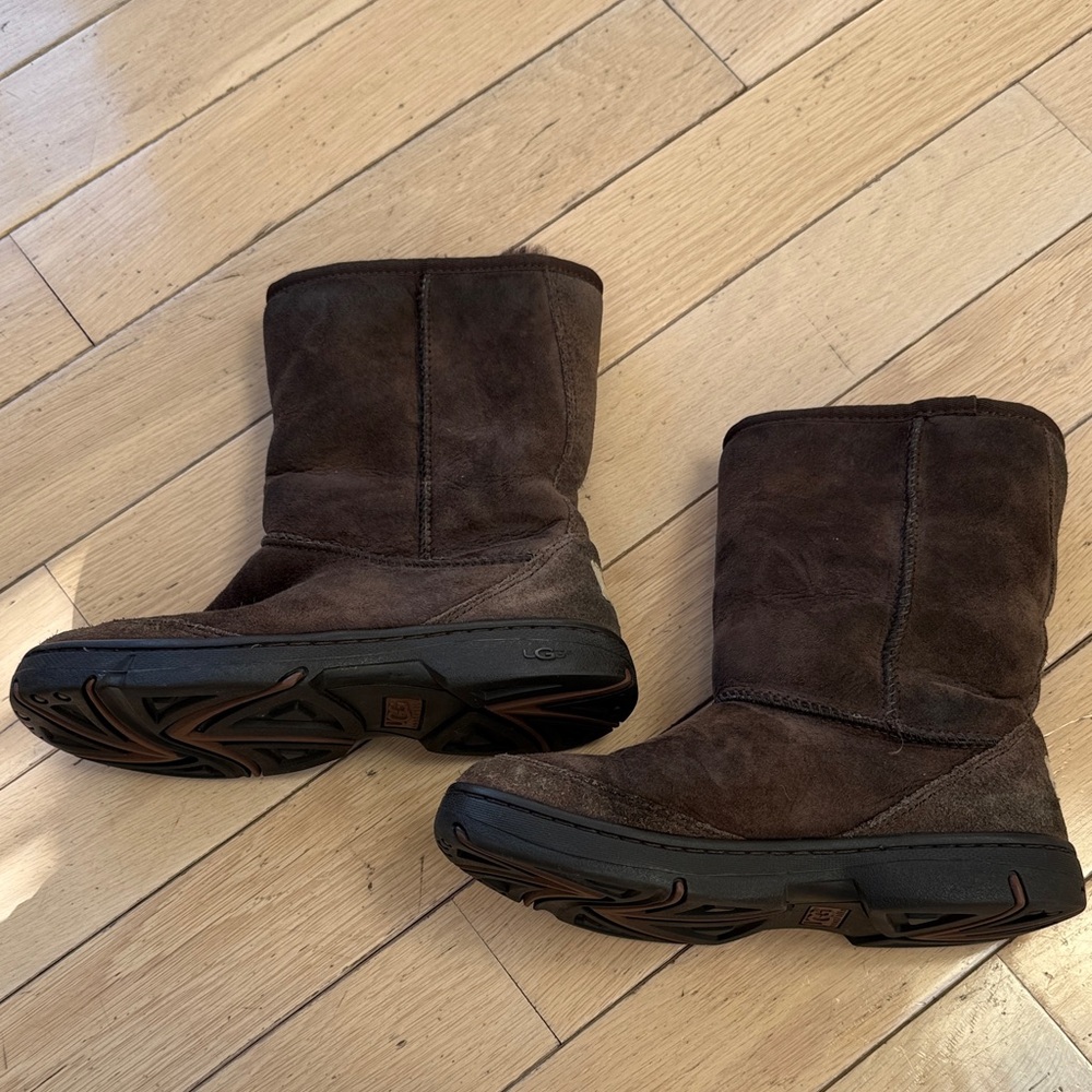 UGG Chocolate Suede Boots